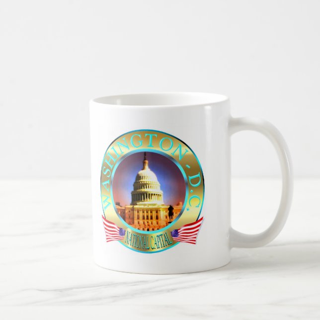 Caneca De Café Washington DC (Direita)
