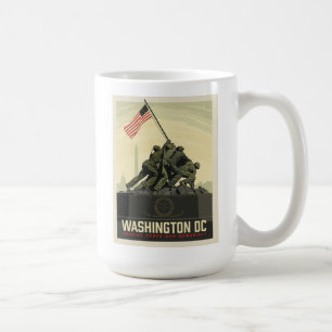 Caneca De Café Washington, DC Memorial da Guerra do Corpo de Ma