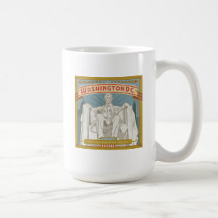 Caneca De Café Washington DC Memorial Lincoln