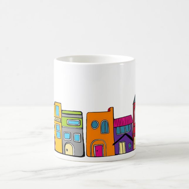 Caneca De Café Washington, DC Rowhouses (Centro)