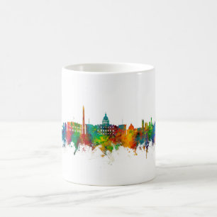 Caneca De Café Washington DC Skyline