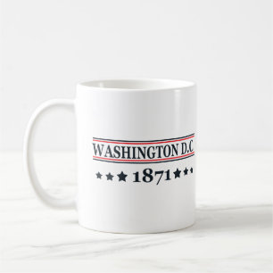 Caneca De Café Washington DC Vintage