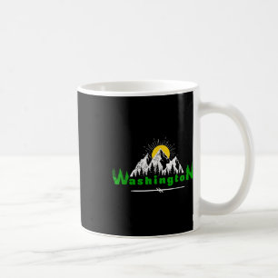Caneca De Café Washington Estado Evergreen Para Acampamento ao Ar