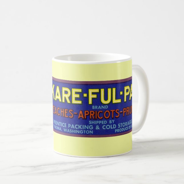 Caneca De Café Washington Fruta Mug (Frente Esquerda)