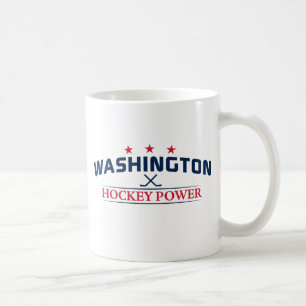 Caneca De Café Washington Hockey Power White Mug
