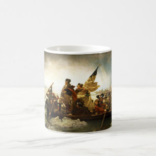 Caneca De Café Washington que cruza o Delaware por Emanuel Leutze
