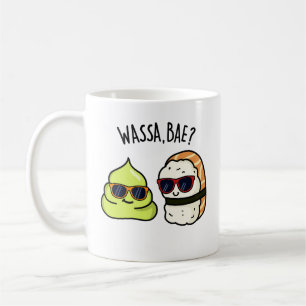 Caneca De Café Wassa Bae Cute Comida Wasabi Pun