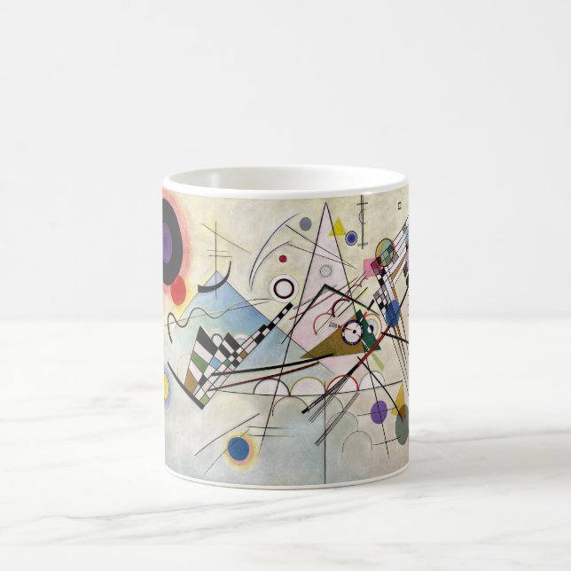 Caneca De Café WASSILY KANDINSKY - Composição VIII 1923 (Centro)