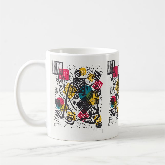 Caneca De Café Wassily Kandinsky – Small Worlds V (1922) – Custom (Esquerda)