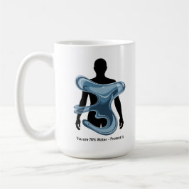 Caneca De Café Water Conservation Eco Awareness Design
