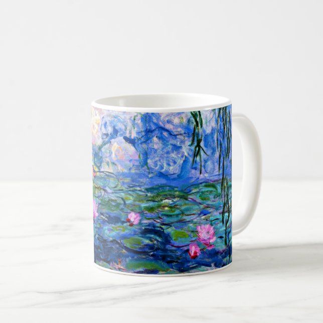 Caneca De Café Water Lily, 1919, por Claude Monet, (Frente Esquerda)