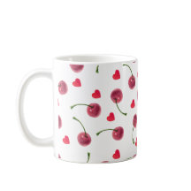 Watercolor Cherry Heart