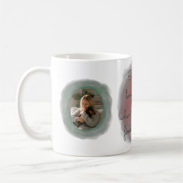 Caneca De Café Watercolor Christmas Dachshund  – Custom Photo 