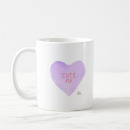 Caneca De Café Watercolor Convo Heartz CUTE AF Mug