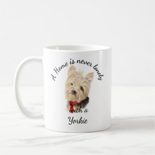 Caneca De Café Watercolor Yorkshire Terrier Yorkie Dog Pet Animal