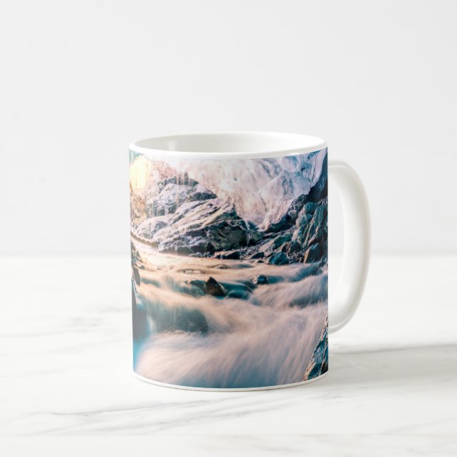 Caneca De Café Waterfalls | Vatnajokull Glacier, Eastern Iceland (Frente Esquerda)