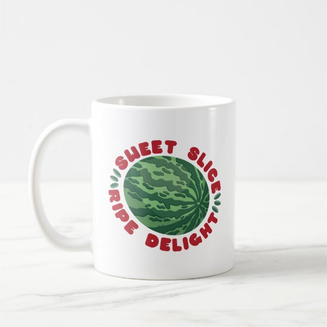 CANECA DE CAFÉ WATERMELON FRUTA FLAT SWEET SLIPE RIPE DELIGHT (Esquerda)