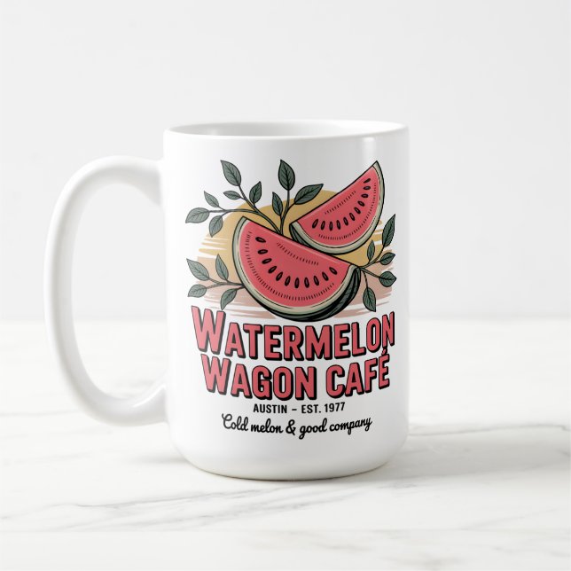 Caneca De Café Watermelon Wagon Café (Esquerda)