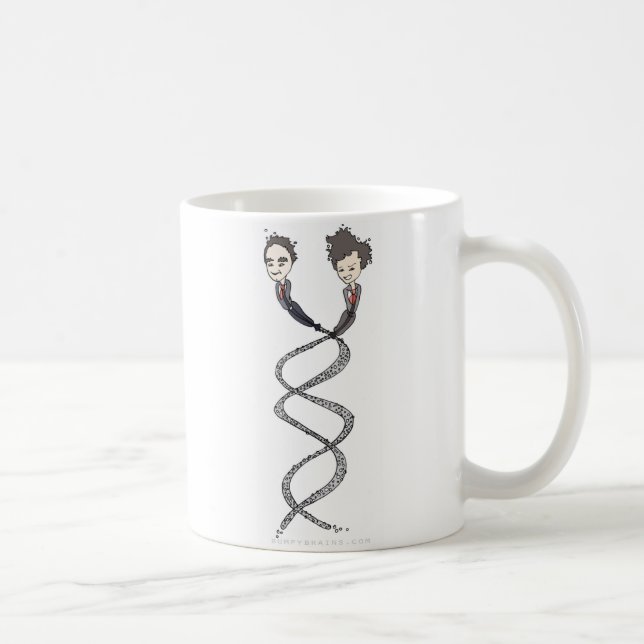 Caneca De Café Watson e Crick Neurons Mug (Direita)