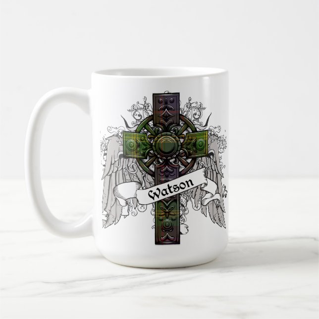 Caneca De Café Watson Tartan Cross (Esquerda)