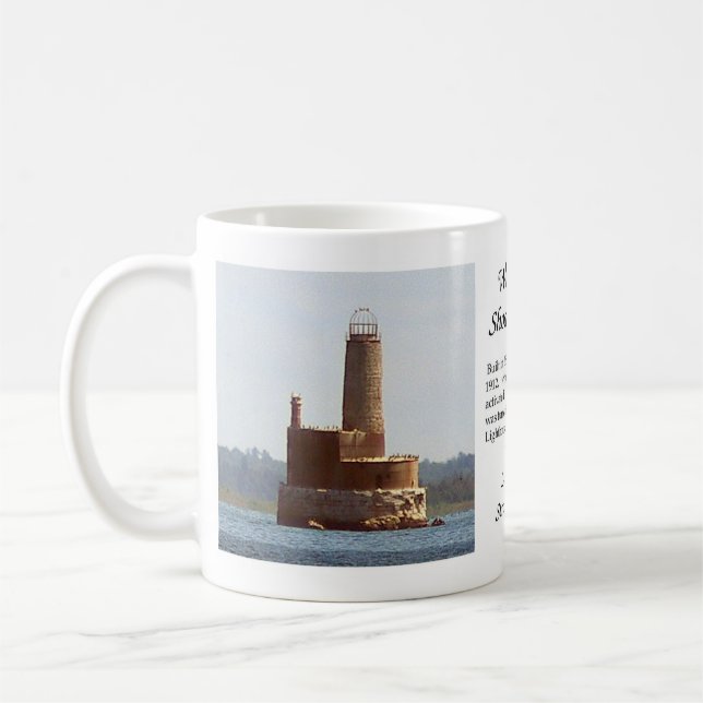 Caneca De Café Waugoshance Shoal Light (Esquerda)