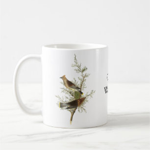 Caneca De Café Waxwing de cedro, John Audubon