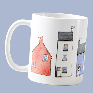 Caneca De Café Wcolor House Art