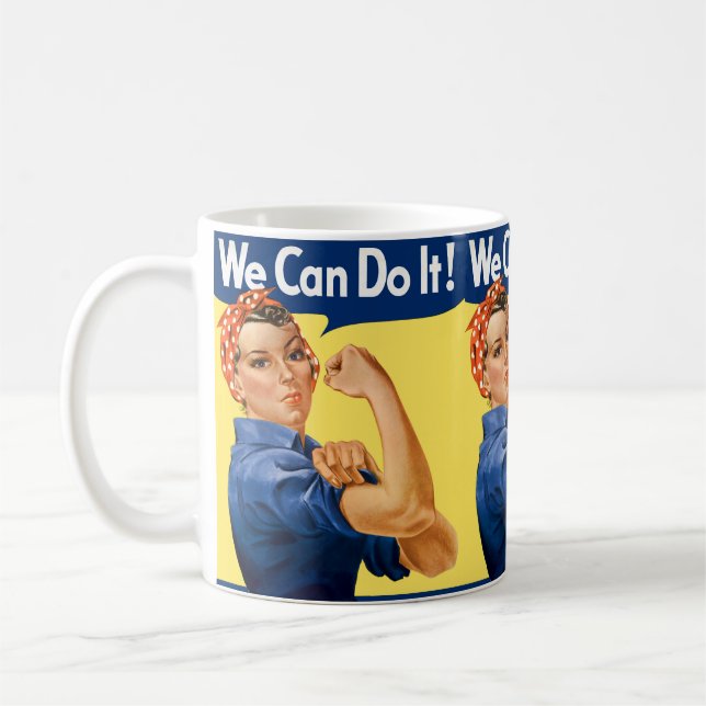 Caneca De Café We Can Do It! Rosie the Riveter (Esquerda)