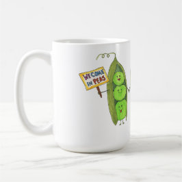 Caneca De Café We Come in Peas