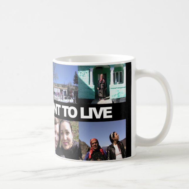 Caneca De Café We just want to live - kaffemugg (Direita)