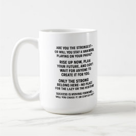 Caneca De Café “Weak Don’t Drink — Only Winners Take This” ,