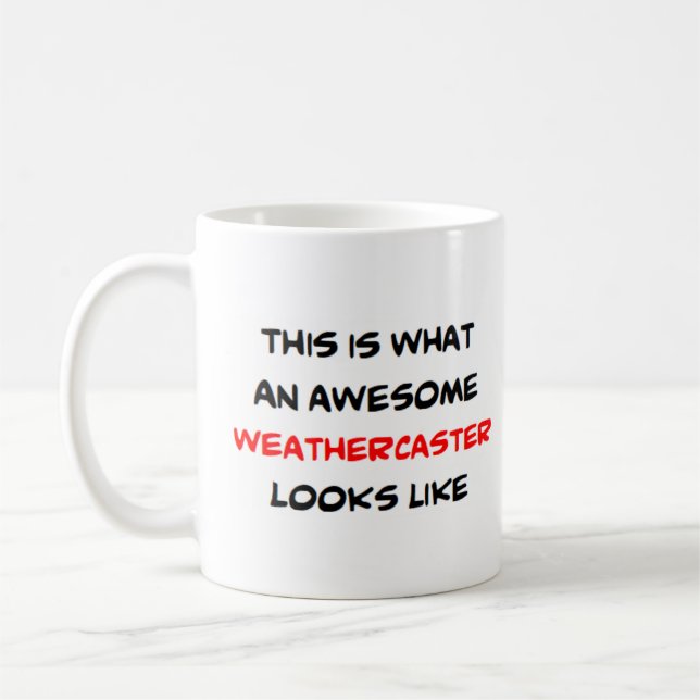 Caneca De Café weathercaster, incrível (Esquerda)