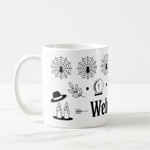 Caneca De Café Web of Lies Mug Taça Gótica de Café Humor