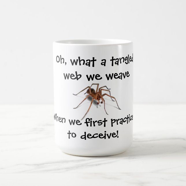 CANECA DE CAFÉ WEB OF LIES TANGADA (Centro)