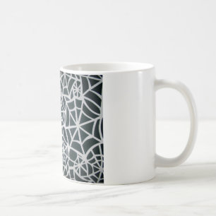 Caneca De Café Web of Mystery: Armadilha Delicada - Web White Spi