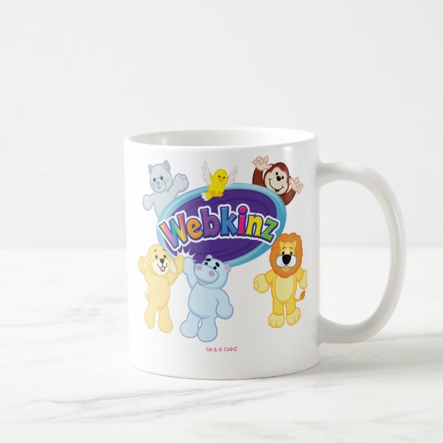 Caneca De Café Webkinz: Entre e Jogue (Direita)