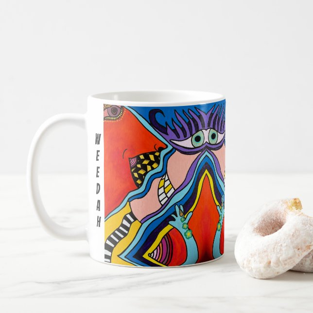 Caneca De Café WeedAh (Com Donut)