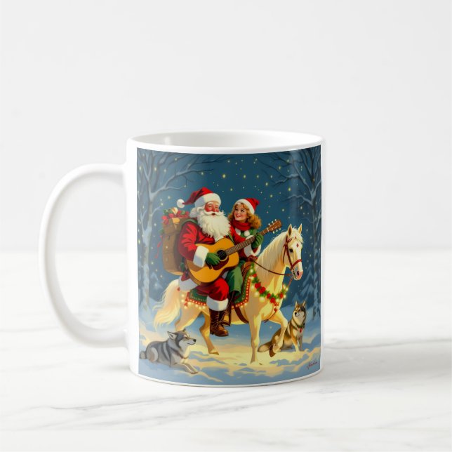 Caneca De Café „Weihnachtliche Harmonie“ (Esquerda)