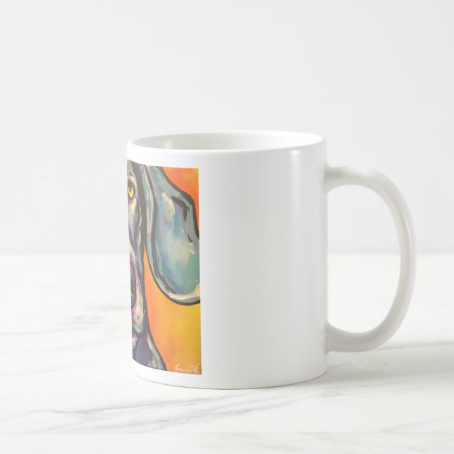 Caneca De Café weimaraner (Direita)