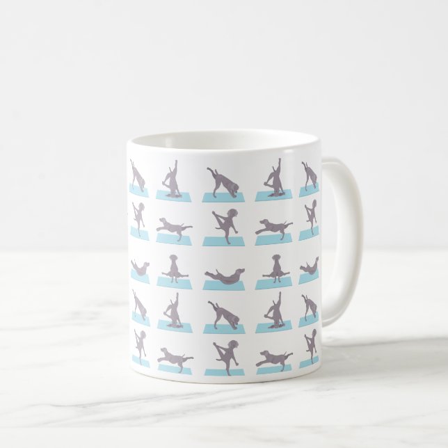 Caneca De Café Weimaraner (Frente Esquerda)