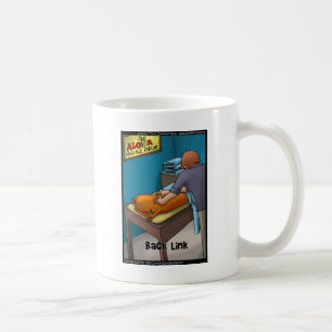 Caneca De Café Weiner Massage aka Backlink Funny Gifts & Cards