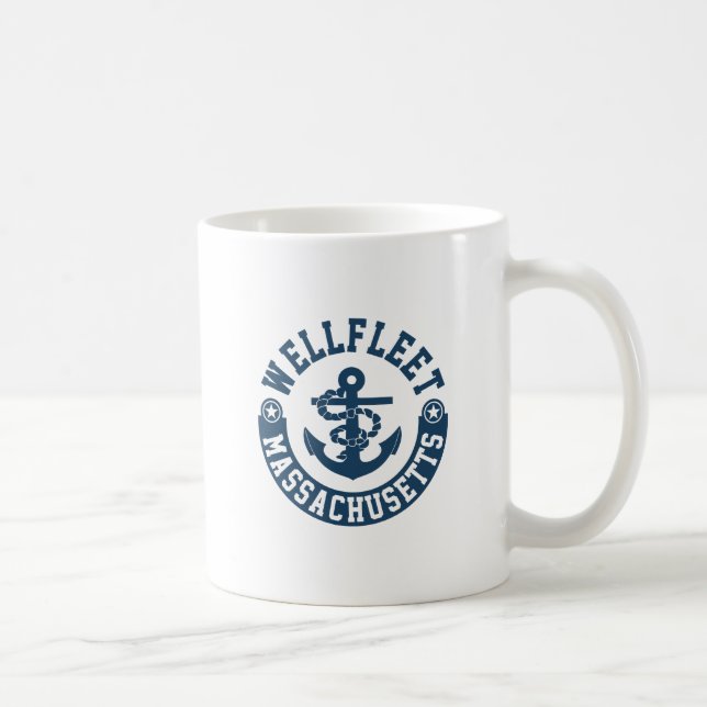 Caneca De Café Wellfleet Massachusetts (Direita)