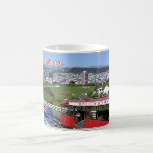 Caneca De Café Wellington - Carro a Cabo - Nova Zelândia -
