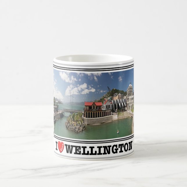 Caneca De Café Wellington - Nova Zelândia - Eu Amo - (Centro)