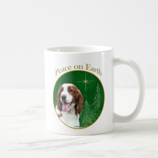 Caneca De Café Welsh Springer Spaniel Peace (Direita)