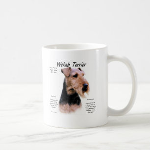 Caneca De Café Welsh Terrier History; Sobre Welsh Terriers