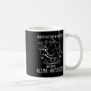 Caneca De Café Werde Klimaaktivist Clima do Aquecimento Global