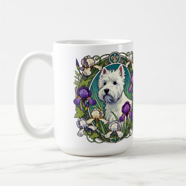 Caneca De Café West Highland Terrier Westie (Esquerda)