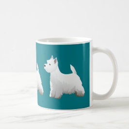 Caneca De Café West Highland White Terrier Basic Brevee Design