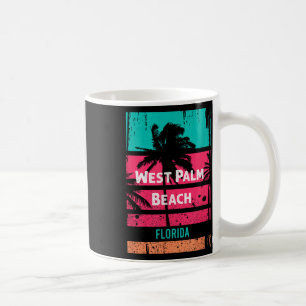 Caneca De Café West Palm Beach Souvenir - Lembrete da Flórida